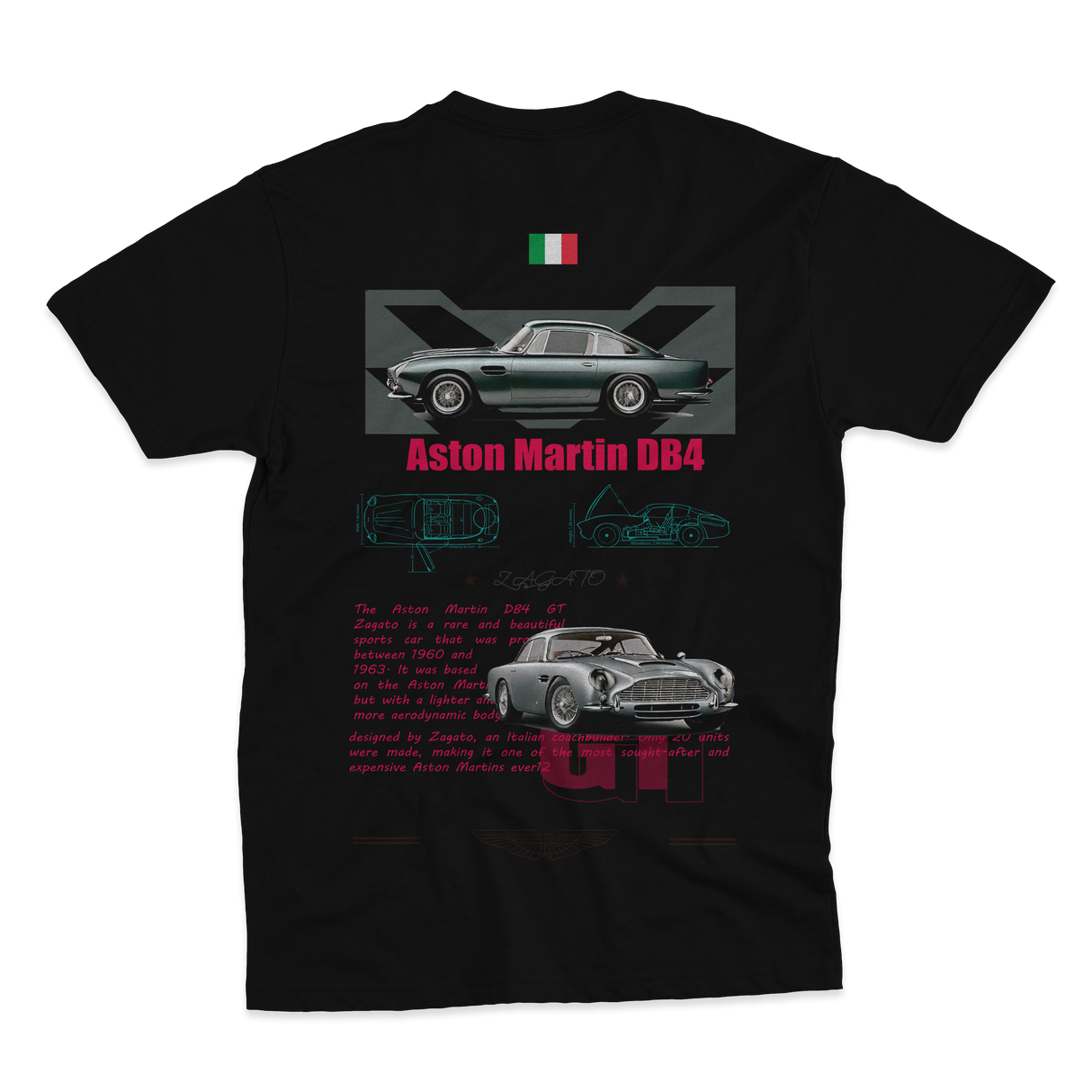 CAMISETA ASTON MARTIN DB4