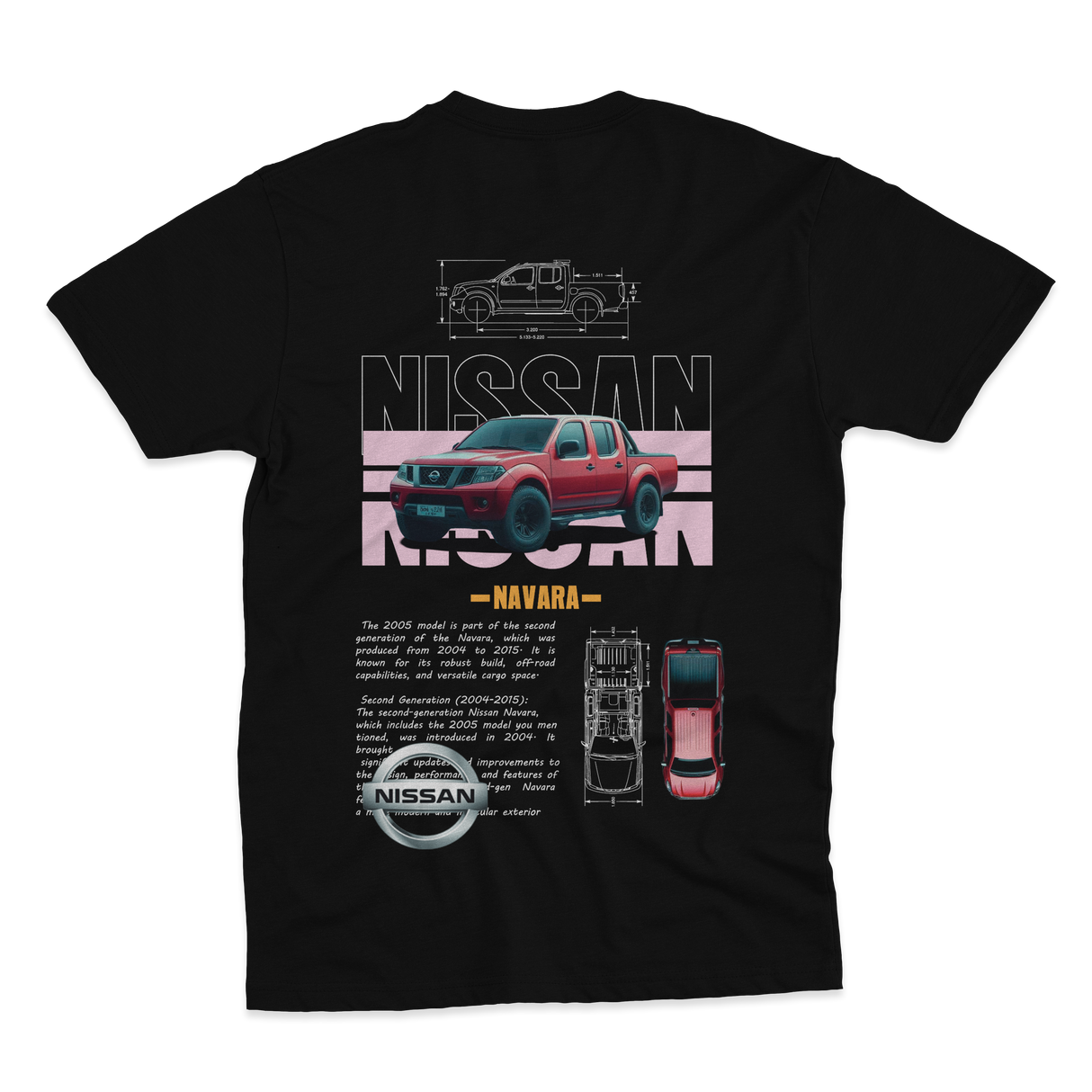 CAMISETA NISSAN NAVARA